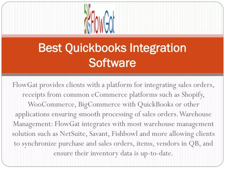 best quickbooks integration software