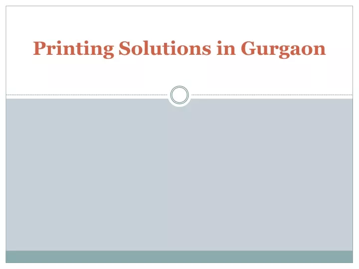 printing solutions in gurgaon