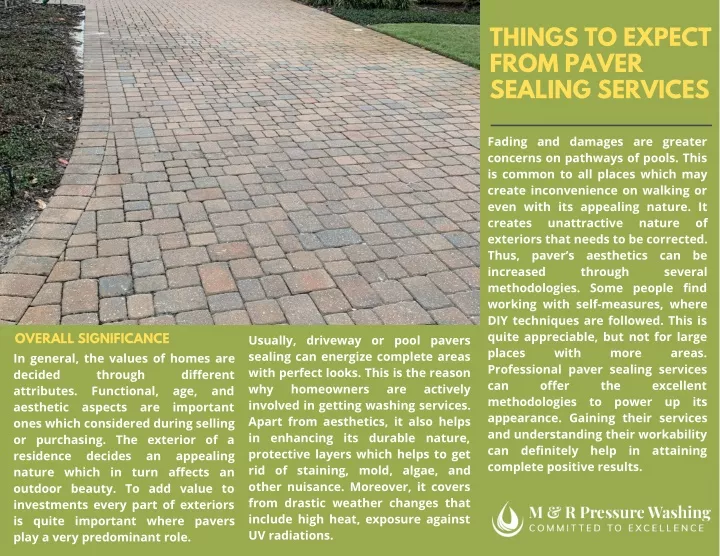 things to expect from paver sealing services