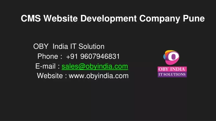 cms website development company pune