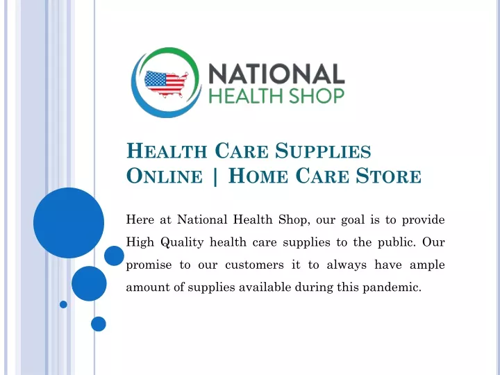 health care supplies online home care store