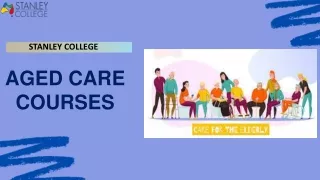 Boost your career with our Aged Care Courses