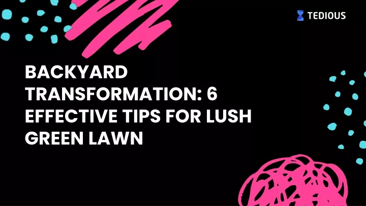 backyard transformation 6 effective tips for lush