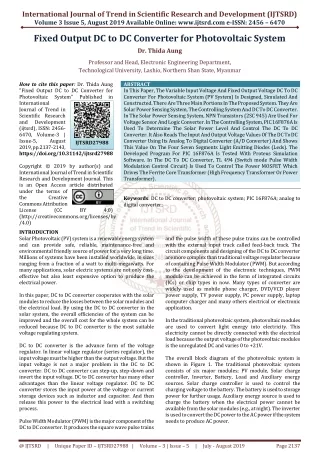 international journal of trend in scientific