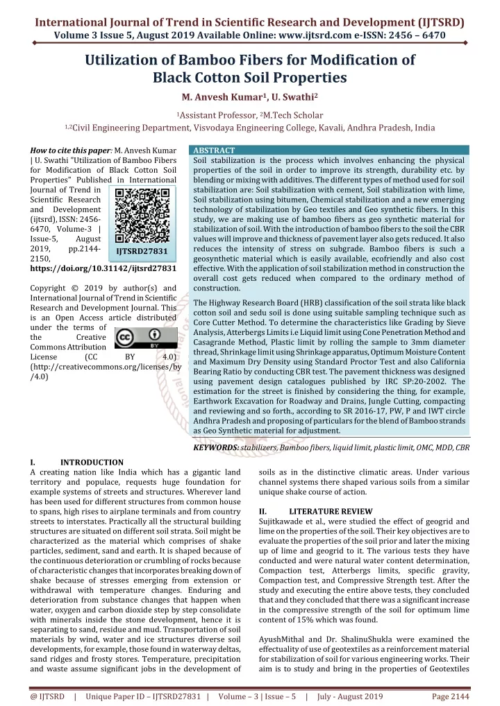 international journal of trend in scientific