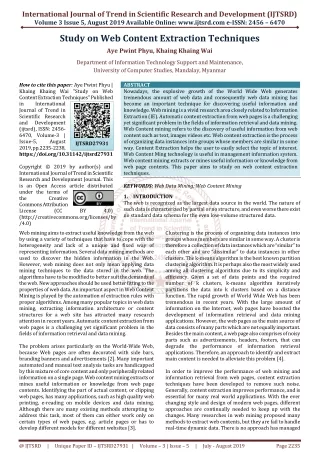 international journal of trend in scientific