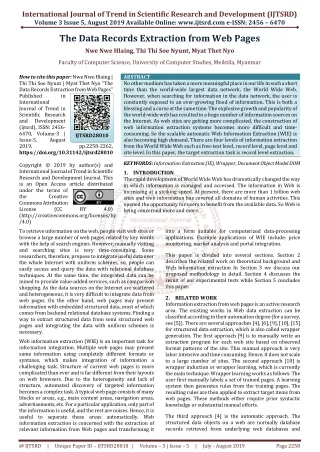 international journal of trend in scientific
