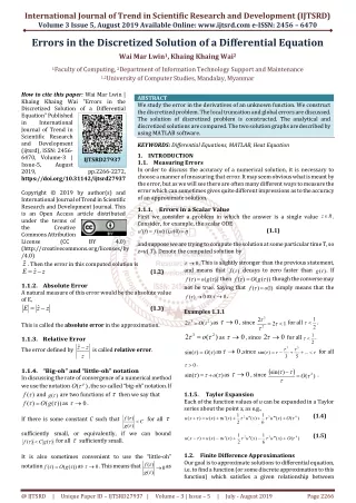 international journal of trend in scientific