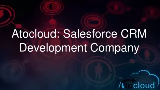 atocloud salesforce crm development company