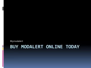 mymodalert