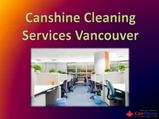 Best Commercial & Residential Cleaning Services Vancouver, BC