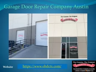 Garage Door Repair Company Austin