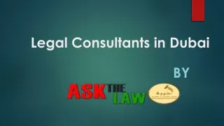 ASK THE LAW - Lawyers & Legal Consultants in Dubai - Debt Collection