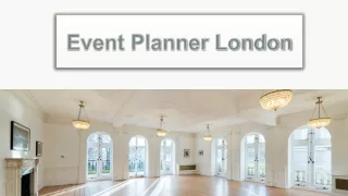 event planner london