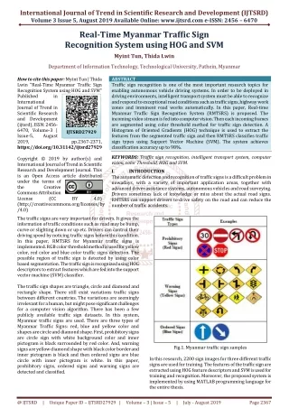 international journal of trend in scientific