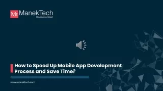 How to Speed Up Mobile App Development  Process and Save Time