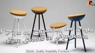 5 tips on choosing the right bar stools