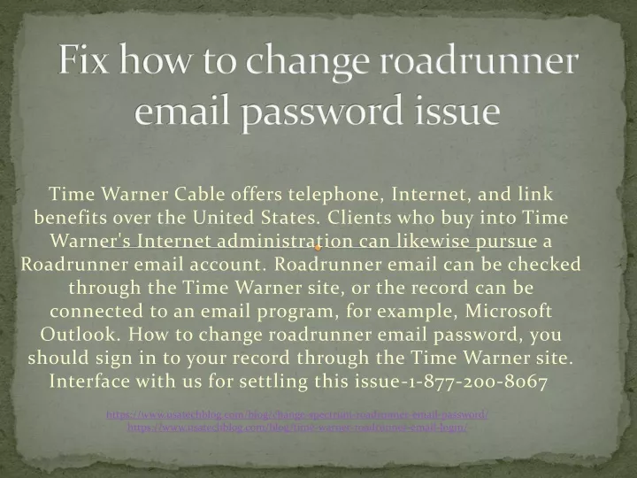 fix how to change roadrunner email password issue
