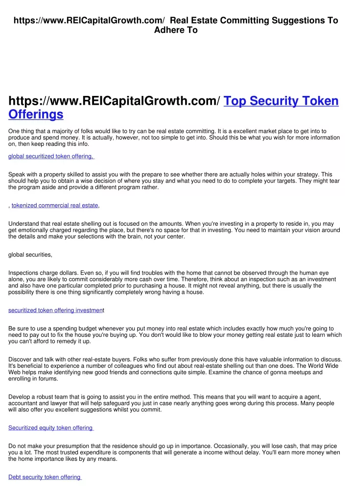 https www reicapitalgrowth com real estate