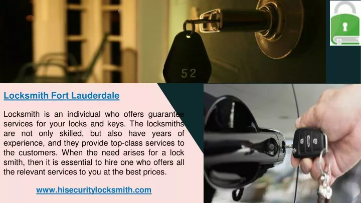Locksmith Fort Lauderdale