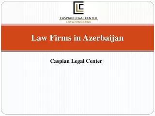 law firms in azerbaijan