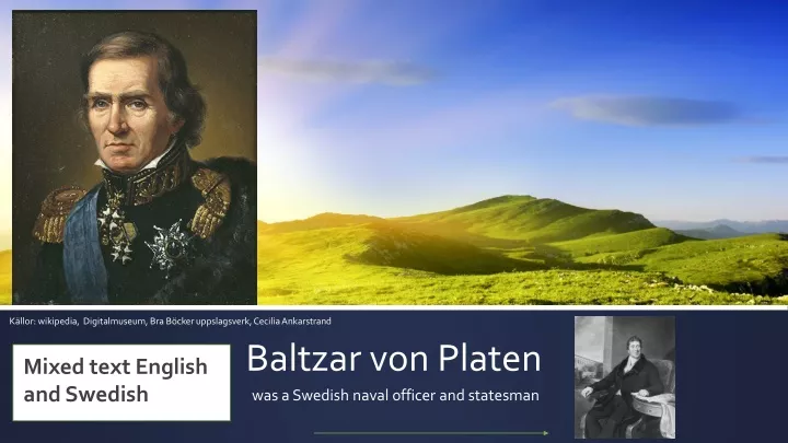 PPT - Baltzar Von Platen PowerPoint Presentation, Free Download - ID ...