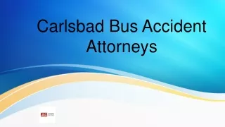 Carlsbad Bus Accident Attorneys