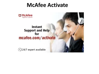 mcafee activate