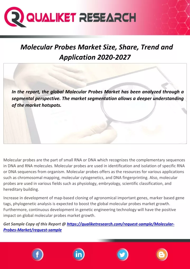 molecular probes market size share trend