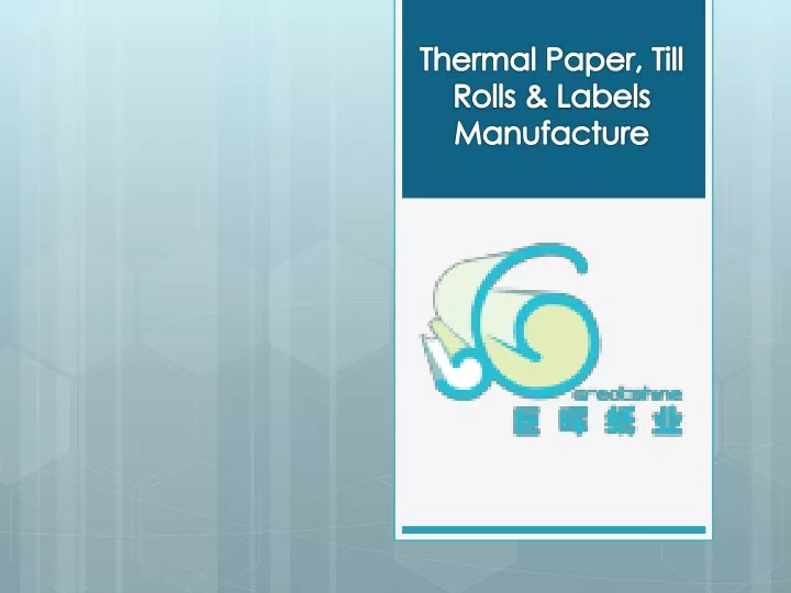 thermal paper till rolls labels manufacture