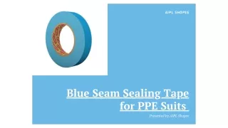 Blue Seam Sealing Tape for PPE Suits