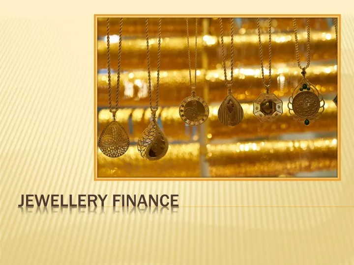 jewellery finance