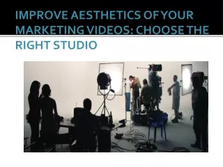 Make Your Video Shoots Seek the Audience’s Attention: Select the Best Studio in NY