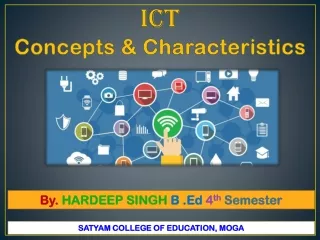ICT Components & Characteristics