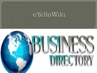 eYelloWiki - Business Directory