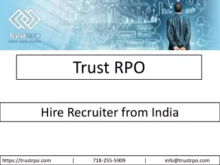 Hire Recruiter from India