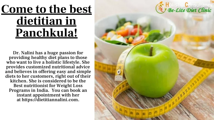come to the best dietitian in panchkula