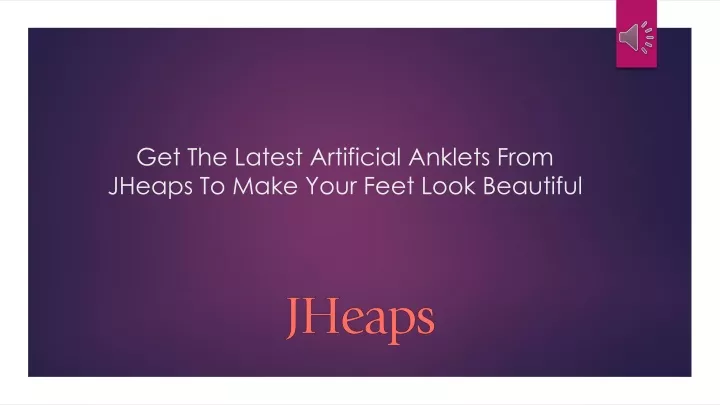 get the latest artificial anklets from jheaps to make your feet look beautiful