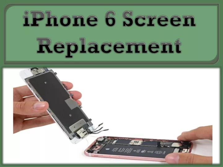 iphone 6 screen replacement