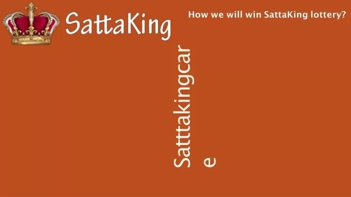 how we will win sattaking lottery