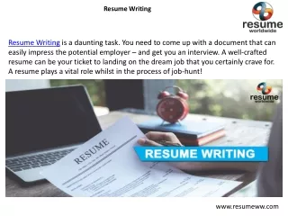resume writing