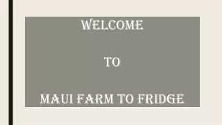 welcome
