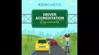 Is a criminal history check required for driver accreditation ?