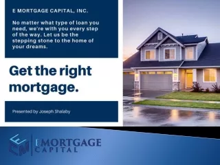 E Mortgage Capital Santa Ana Blvd