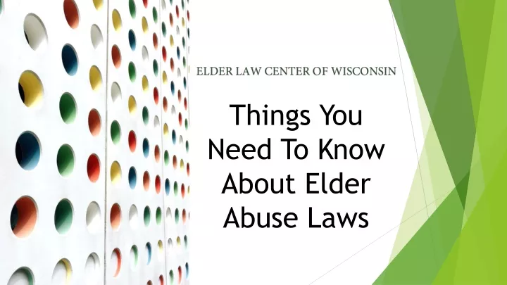 things you need to know about elder abuse laws