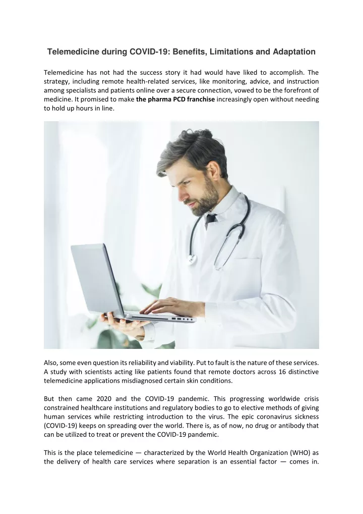 telemedicine during covid 19 benefits limitations