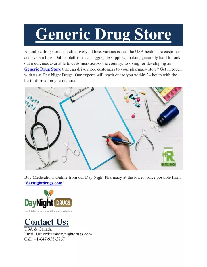 generic drug store
