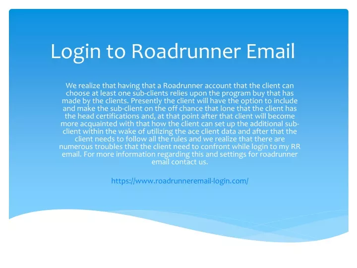 login to roadrunner email