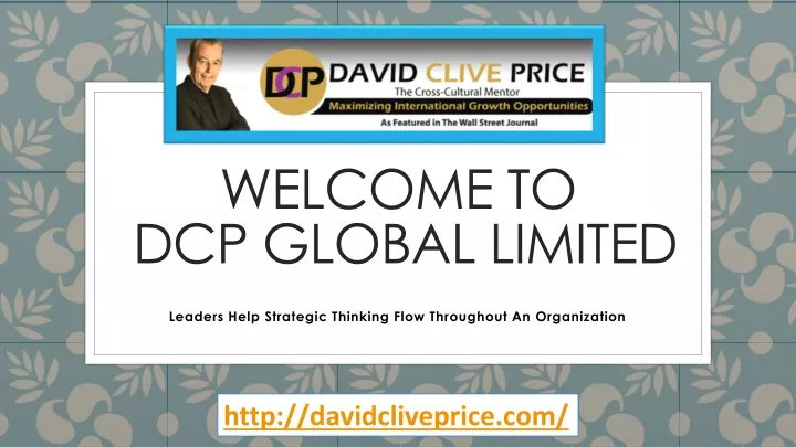 welcome to dcp global limited