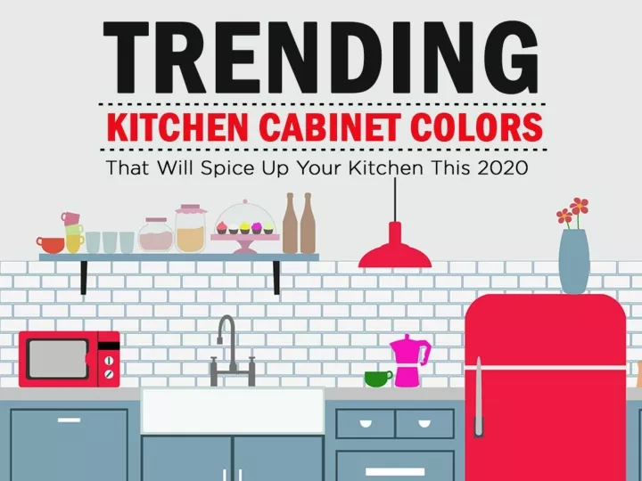 trending kitchen cabinet colors that will spice